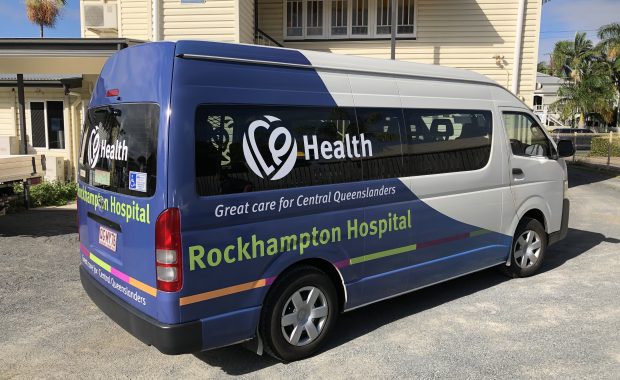 Signwriting on Queensland Health Bus