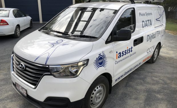 Signwriting on Iassist Van